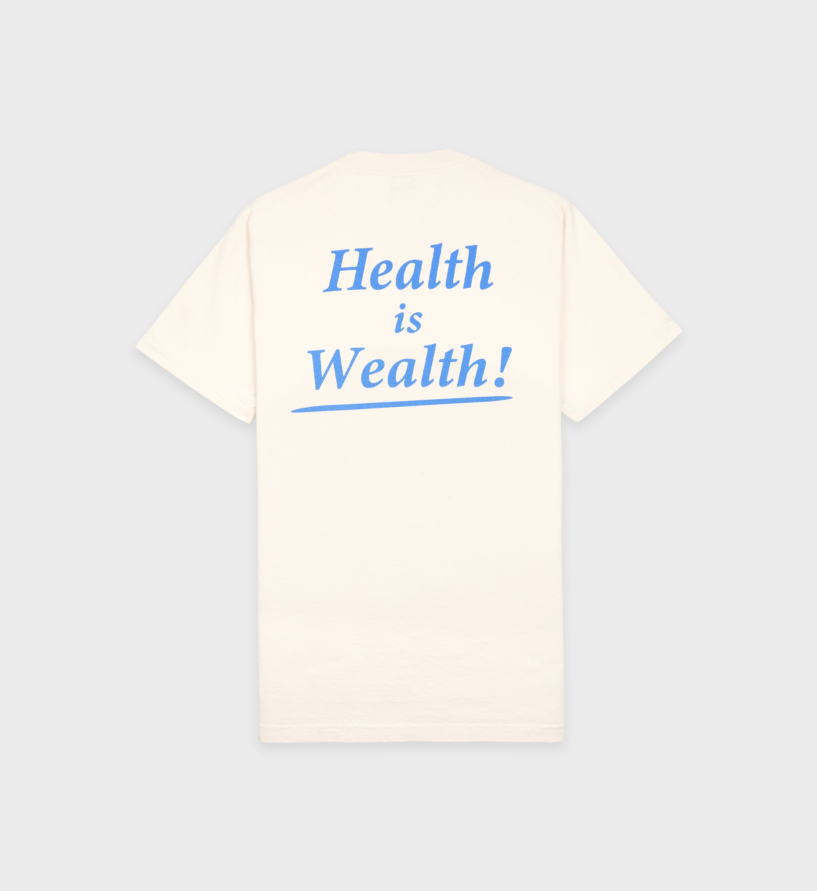 Health is Wealth T-Shirt - Cream – Sporty & Rich