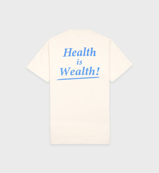 Health is Wealth T-Shirt - Cream