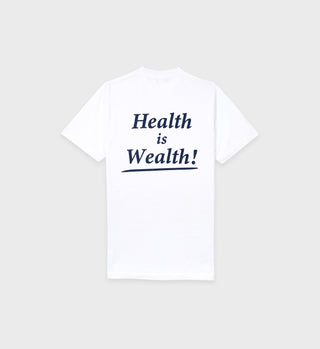 Health is Wealth T-Shirt - White