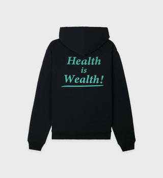 Health is Wealth Hoodie - Black