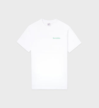 Health is Wealth T-Shirt  - White/Kelly