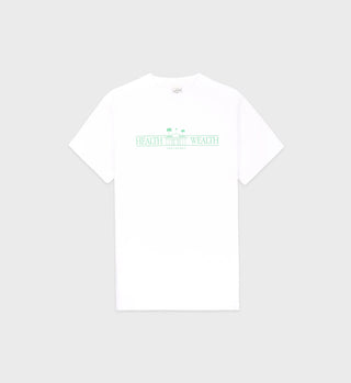 Health Resort T-Shirt - White/Verde