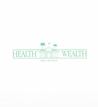 Health Resort T-Shirt - White/Verde