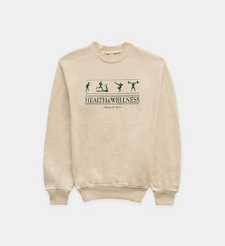 Health & Wellness Crewneck - Cream Puff