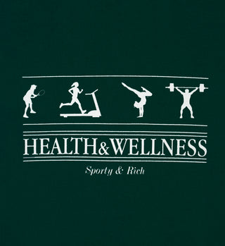 Health & Wellness Crewneck - Forest Green