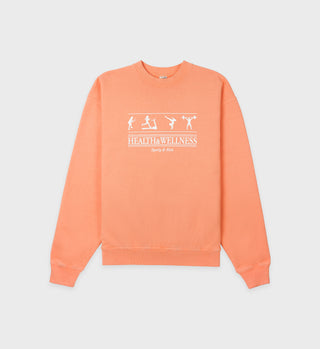 Health & Wellness Crewneck - Guava