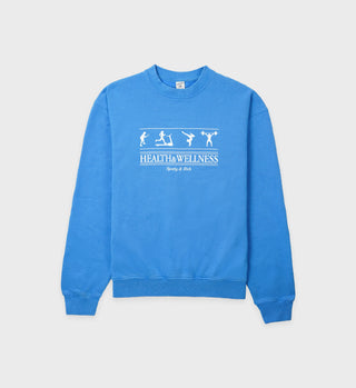Health & Wellness Crewneck - Lapis