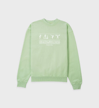 Health & Wellness Crewneck - Menthe
