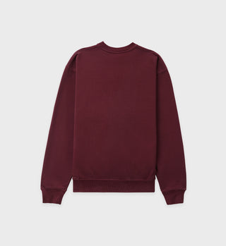 Health & Wellness Crewneck - Merlot