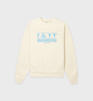 Health & Wellness Crewneck - Milk