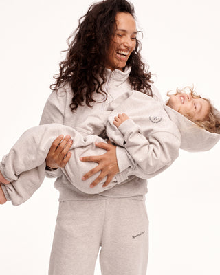 SRHWC Kids Hoodie - Heather Gray/Navy