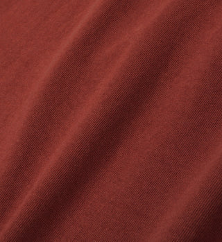 Hotel Cropped T-Shirt - Maroon/White