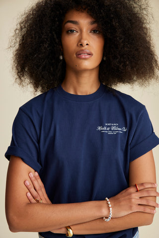 H&W Club T-Shirt - Navy