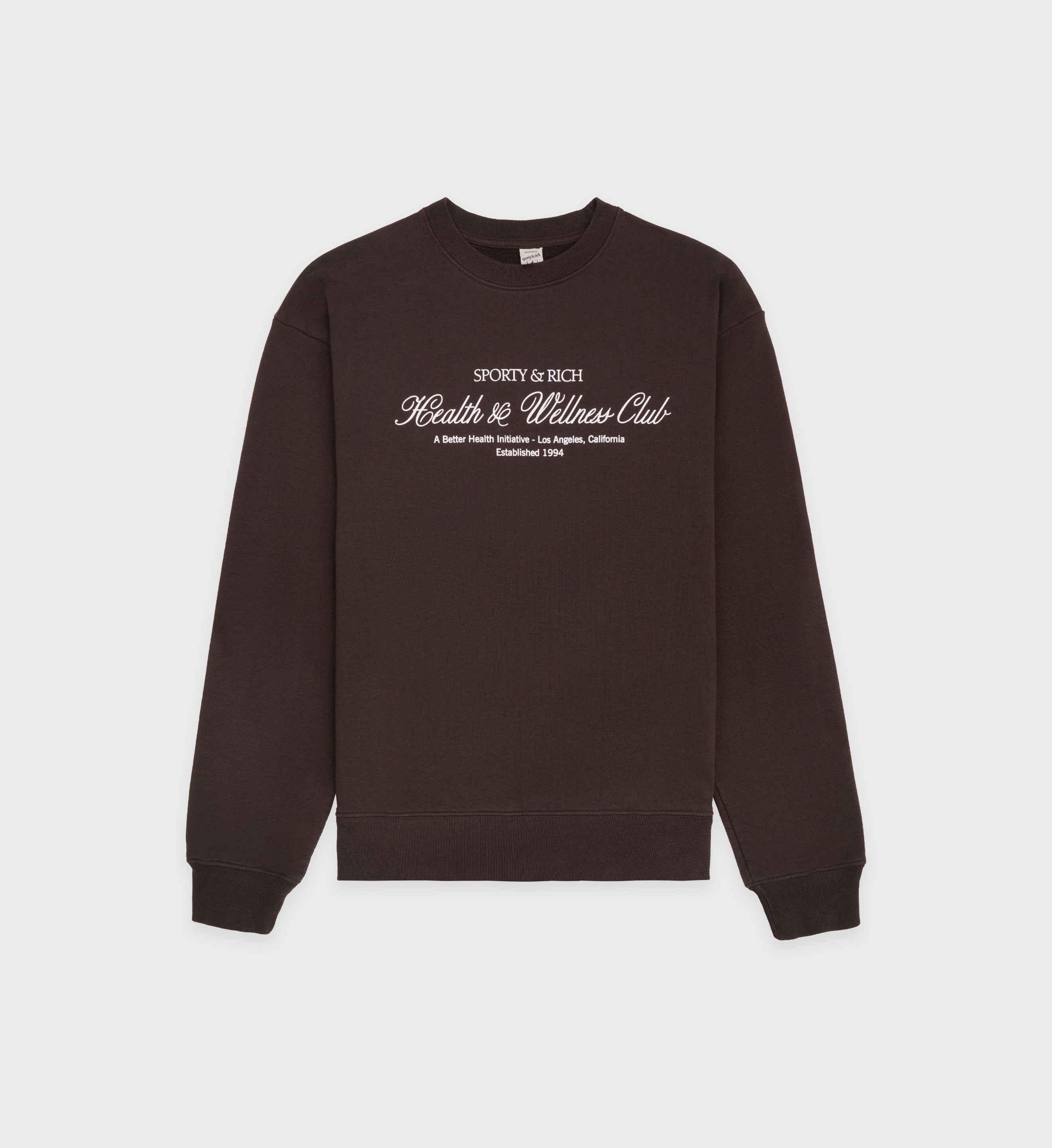 H&W Club Crewneck - Chocolate – Sporty & Rich