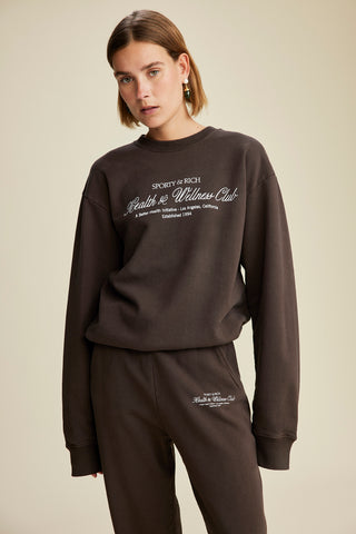 H&W Club Crewneck - Chocolate