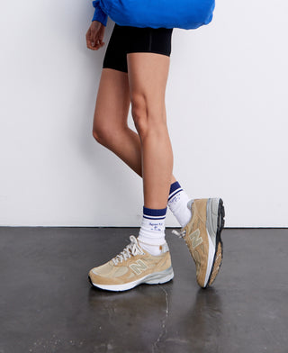 Intarsia Sock - Navy