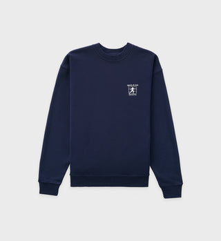 Jogger Crewneck - Navy