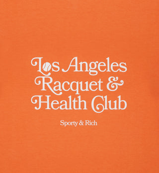 LA Racquet Club T-Shirt - Pomodoro/White