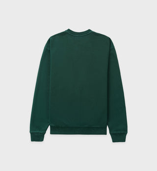 Live Longer Crewneck - Forest Green