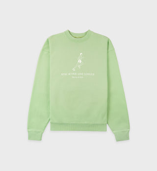 Live Longer Crewneck - Honeydew