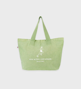 Live Longer Tote - Honeydew