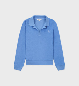 SRC Longsleeve Terry Polo - French Blue