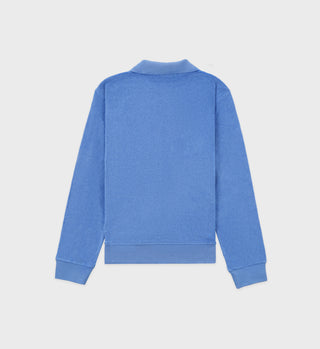 SRC Longsleeve Terry Polo - French Blue