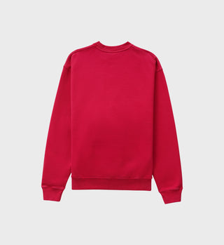Connecticut Crest Crewneck - Framboise