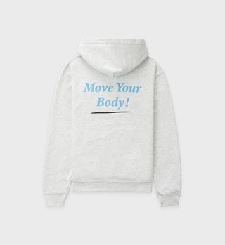 Move Your Body Hoodie - Heather Gray