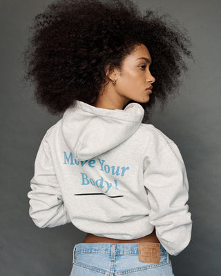 Move Your Body Hoodie - Heather Gray