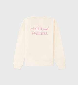 New Health Crewneck - Cream