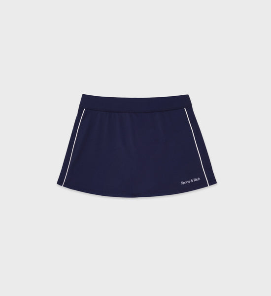 Navy clearance tennis skirt