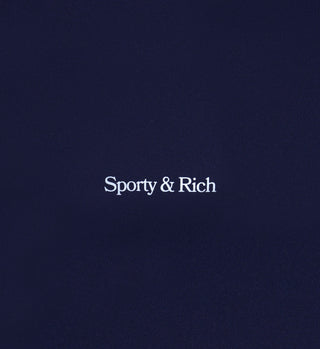 New Serif Court Skirt - Navy/White