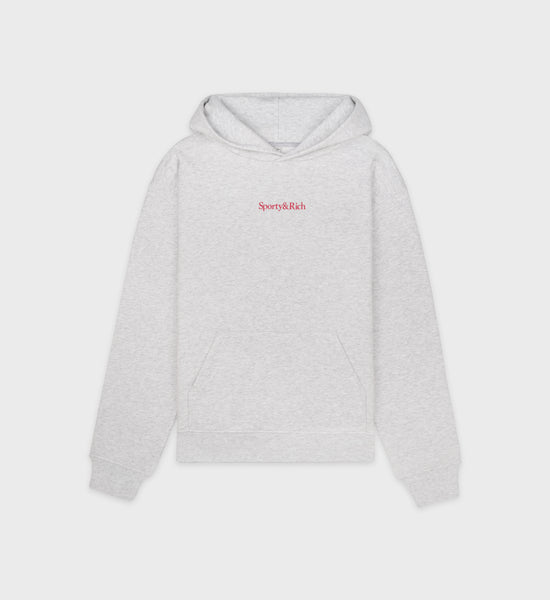 New Health Hoodie - Heather Gray – Sporty & Rich