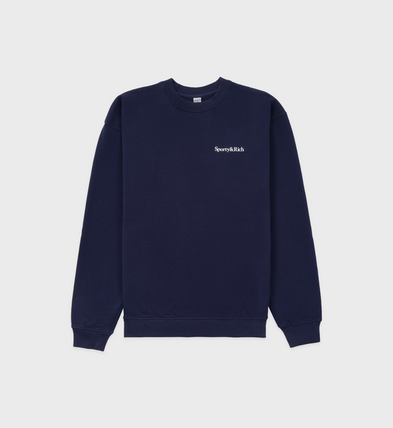 New Health Crewneck - Navy