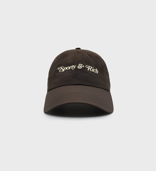 New York Tennis Club Nylon Hat - Chocolate