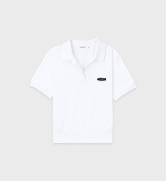 Prince Sporty Pique Polo - White