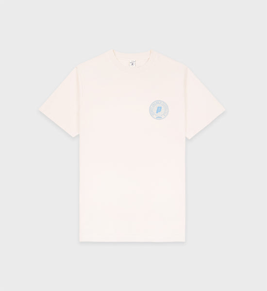 Prince Club T-Shirt - Cream/Bel Air Blue