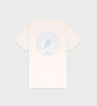 Prince Club T-Shirt - Cream/Bel Air Blue