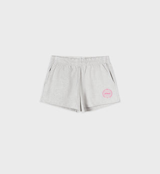 Prince Crest Disco Short - Heather Gray