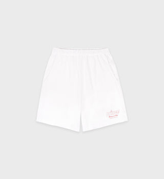 Prince Health Gym Short - White/Red