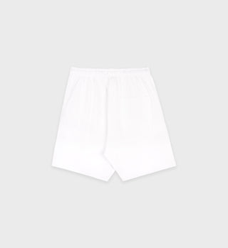 Prince Health Gym Short - White/Red