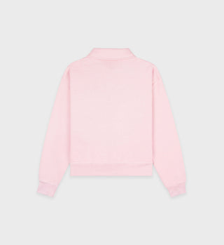 Prince Health Polo - Baby Pink/White