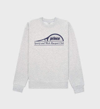 Prince Racket Crewneck - Heather Gray