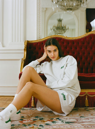 Prince Sporty Crewneck - Heather Gray