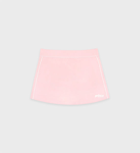 Prince Sporty Court Skirt - Baby Pink/White