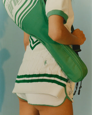 Prince Sporty Terry Polo - White/Kelly