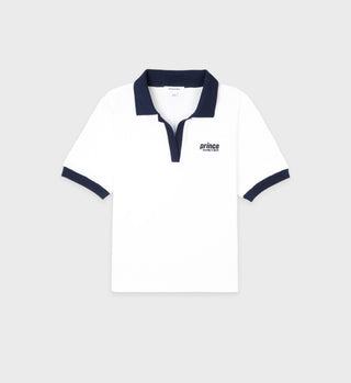 Prince Sporty Terry Polo - White/Navy