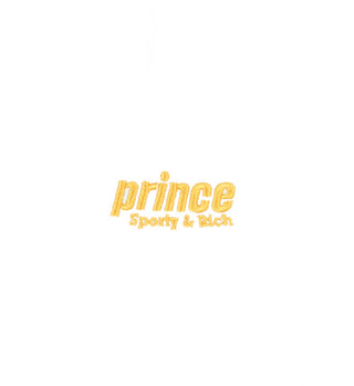 Prince Sporty Terry Polo - White/Yellow
