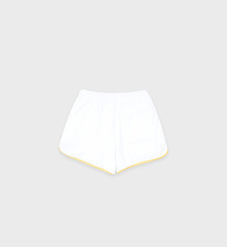 Prince Sporty Terry Short - White/Yellow